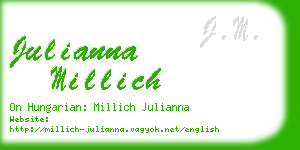 julianna millich business card